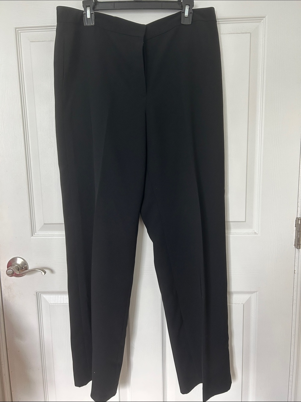 Evan Picone Black Woman Dress Pants - Straight Leg, Sz. 14, New.